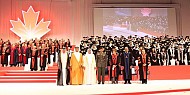 رئيس هيئة الخدمة الوطنية والاحتياطية يلقي خطاباً في حفل تخريج الجامعة الكندية دبي تزامناً مع احتفال يوم توحيد القوات المسلحة