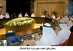 سلطان يلتقي أعضاء مجلس إدارة غرفة الشارقة .