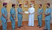 سيف بن زايد يطّلع على جائزة ذهبية لشرطة أبوظبي في 