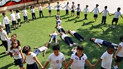 Al Mawakeb students display messages of harmony on International Day of Peace 