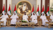 محمد بن راشد ومحمد بن زايد يستقبلان حكام الإمارات ويتبادلون التهاني بحلول رمضان
