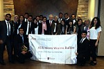  AUS students meet legendary business figure Warren Buffett